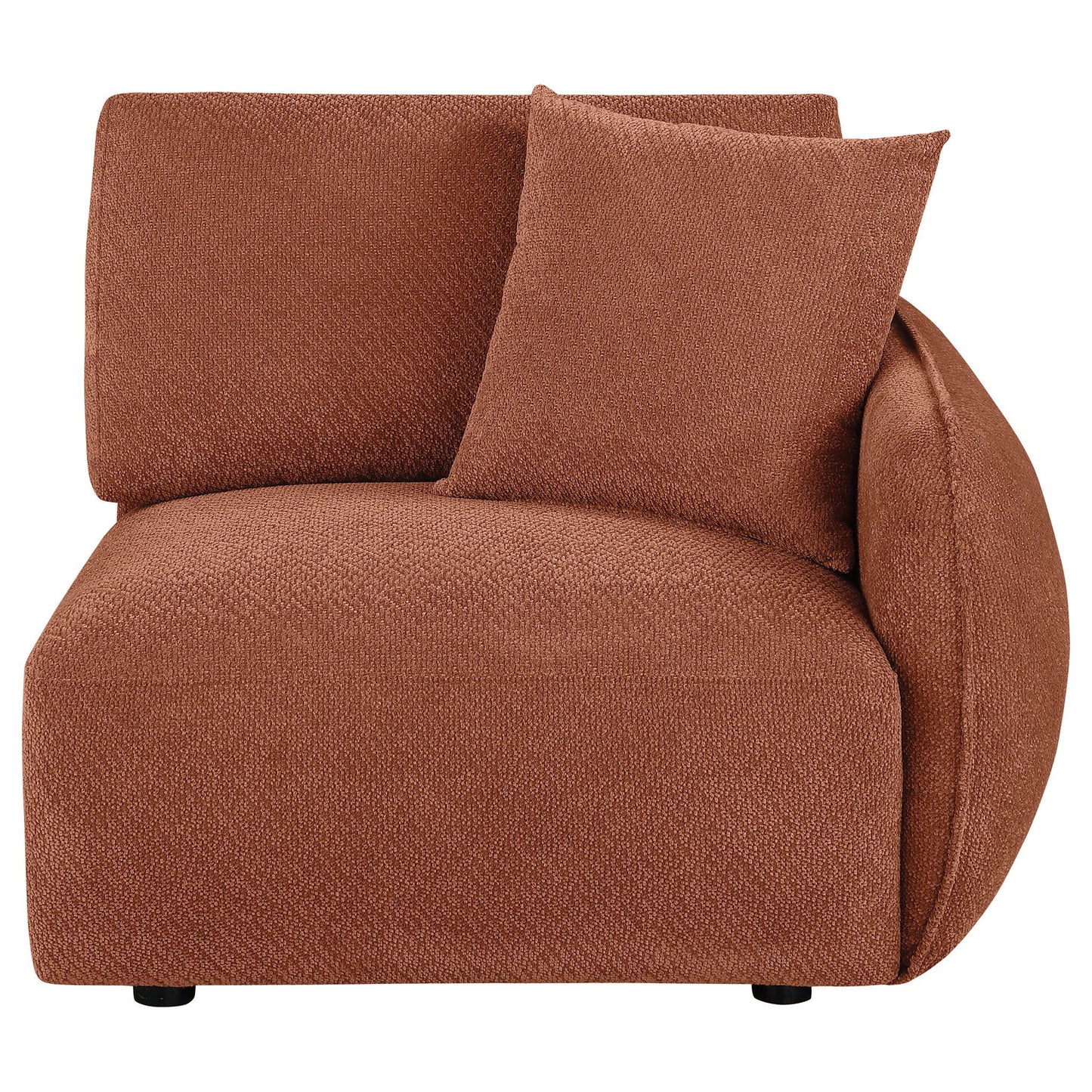 Elysia Fabric Upholstered Modular RAF Chair Coral