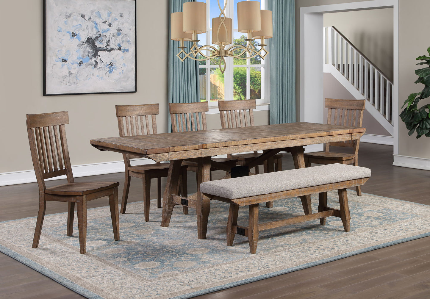 Riverdale - Side Chair - Driftwood