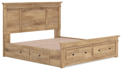 Makidern - Panel Storage Bed