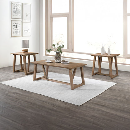 Putnam - 3 Piece Occasional Set (1 Coffee & 2 End Tables) - Walnut