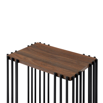 Vertex - Rectangular 3 Piece Occasional Set (1 Coffee & 2 End Tables) - Brown / Black