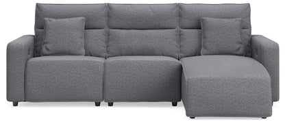 Modmax II - Reclining Sectional - Salt And Pepper