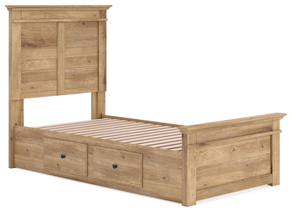 Makidern - Panel Storage Bed