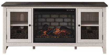 Dorrinson - TV Stand With Fireplace Insert