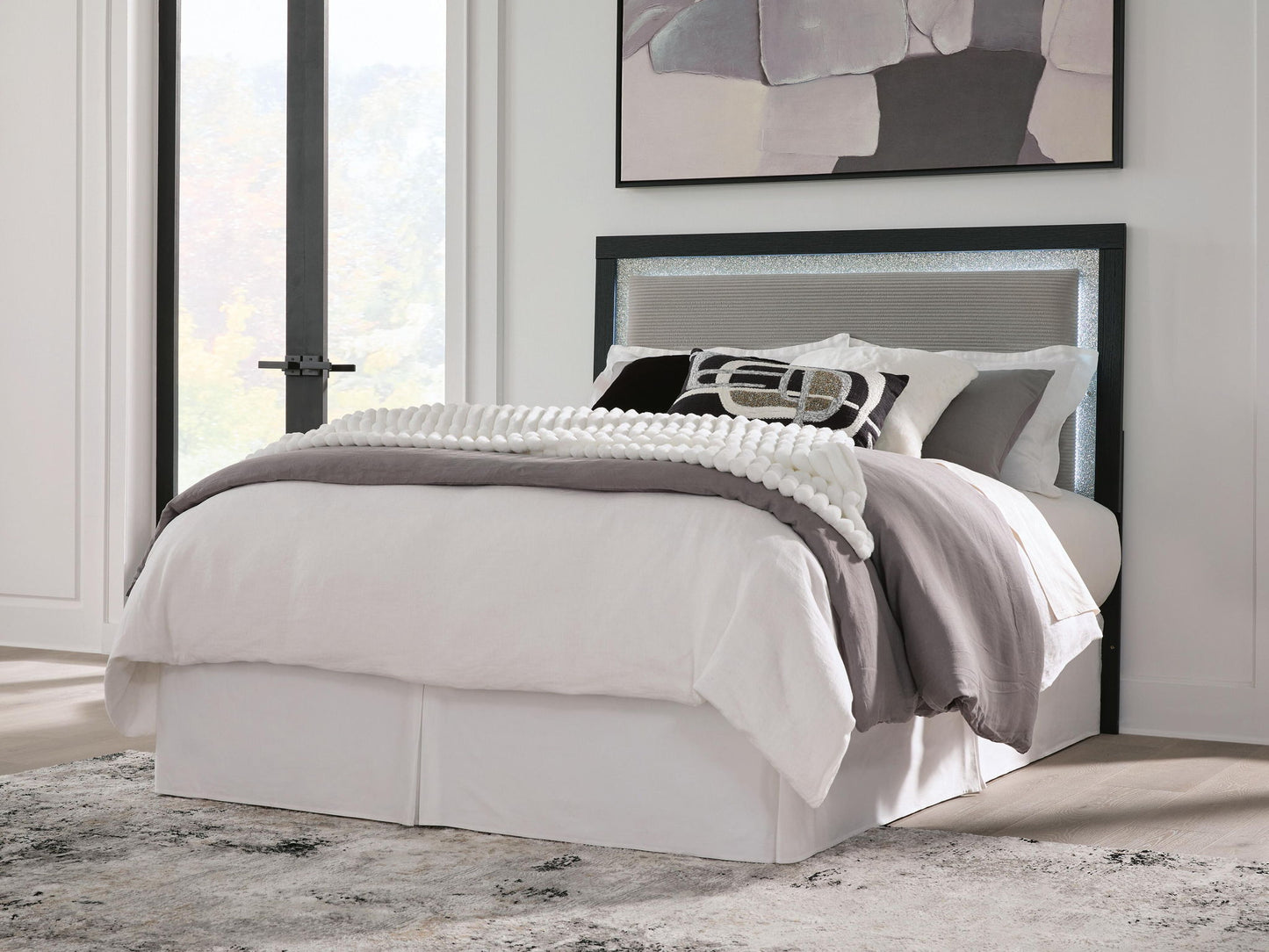 Maeling - Upholstered Panel Headboard
