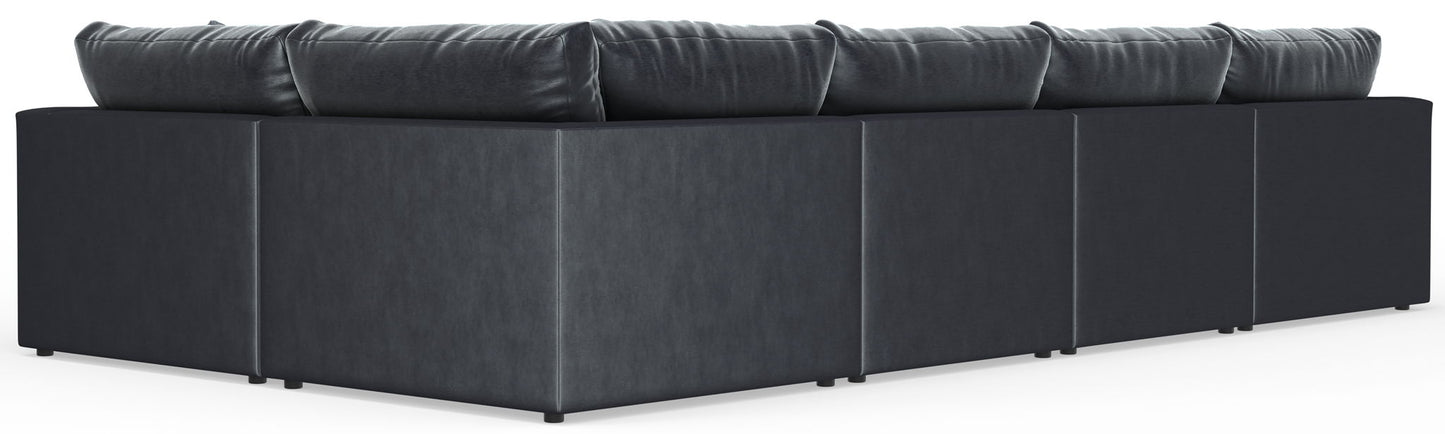 Remington - Modular Sofa And Cocktail Ottoman - Slate