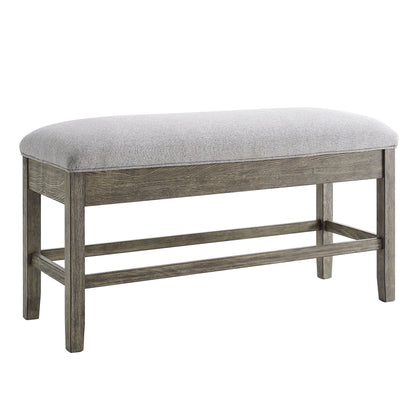 Grayson - Counter Bench - Gray / Light Brown