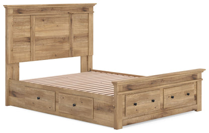 Makidern - Panel Storage Bed