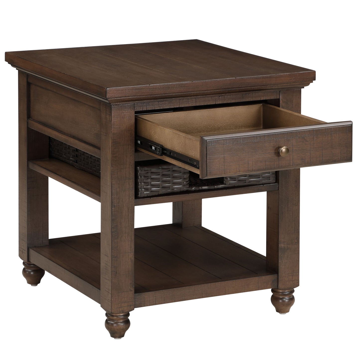 Oliver - 3 Piece Table Set - Brown
