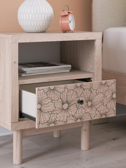 Arloster - One Drawer Night Stand - Tan