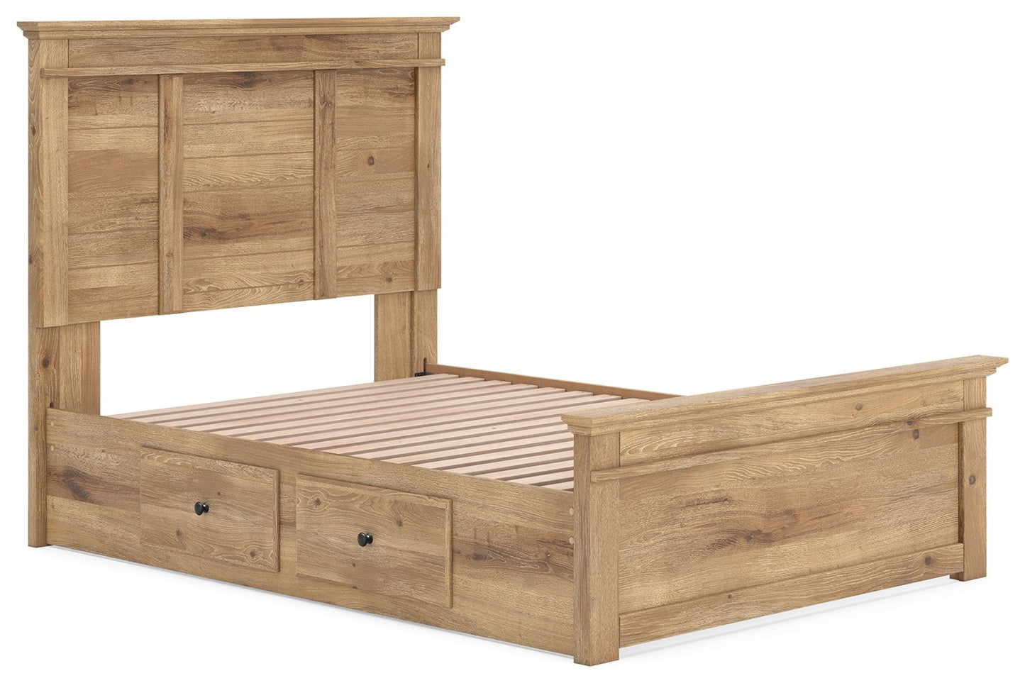 Makidern - Panel Storage Bed