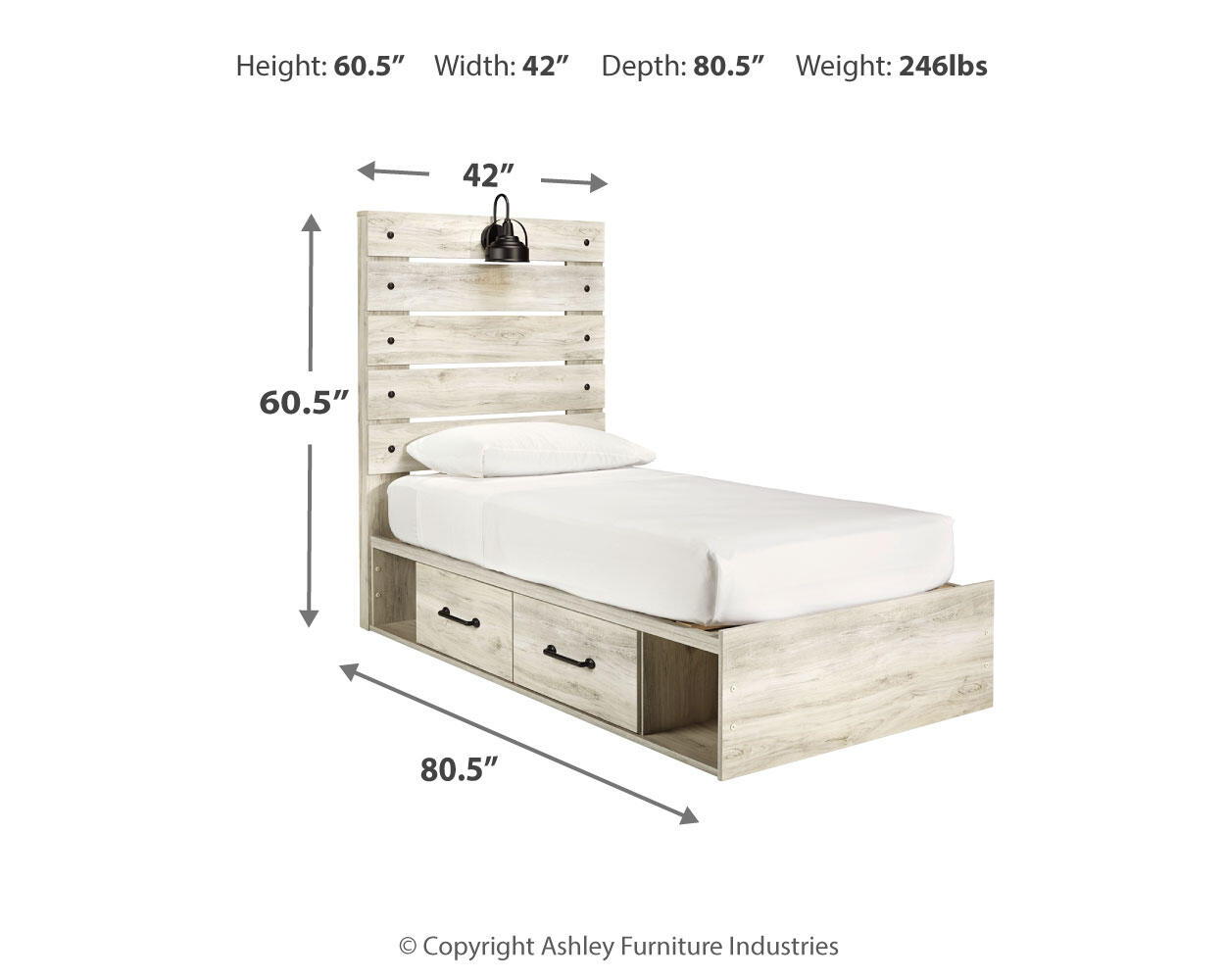 Cambeck - Panel Bed