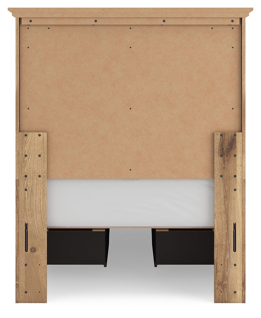 Makidern - Panel Storage Bed