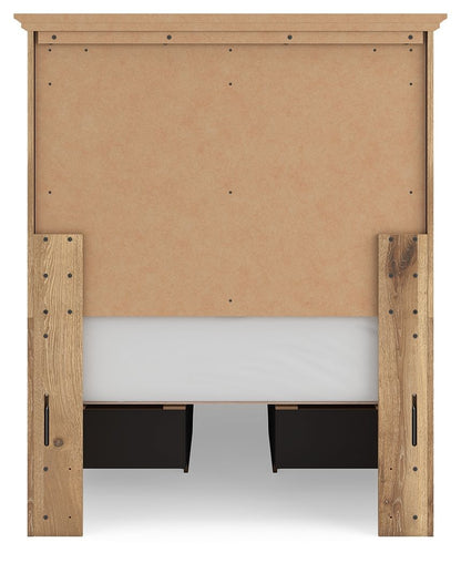 Makidern - Panel Storage Bed