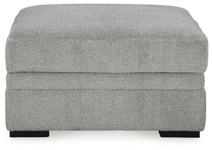 Casselbury - Ottoman With Storage - Cement