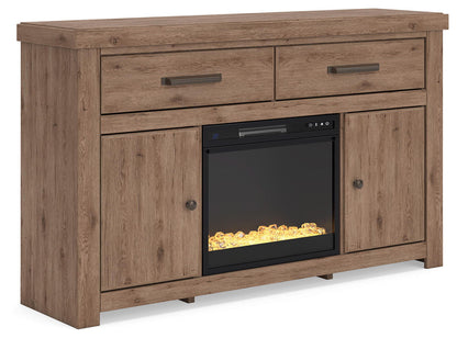 Garistyn - TV Stand With Fireplace Option