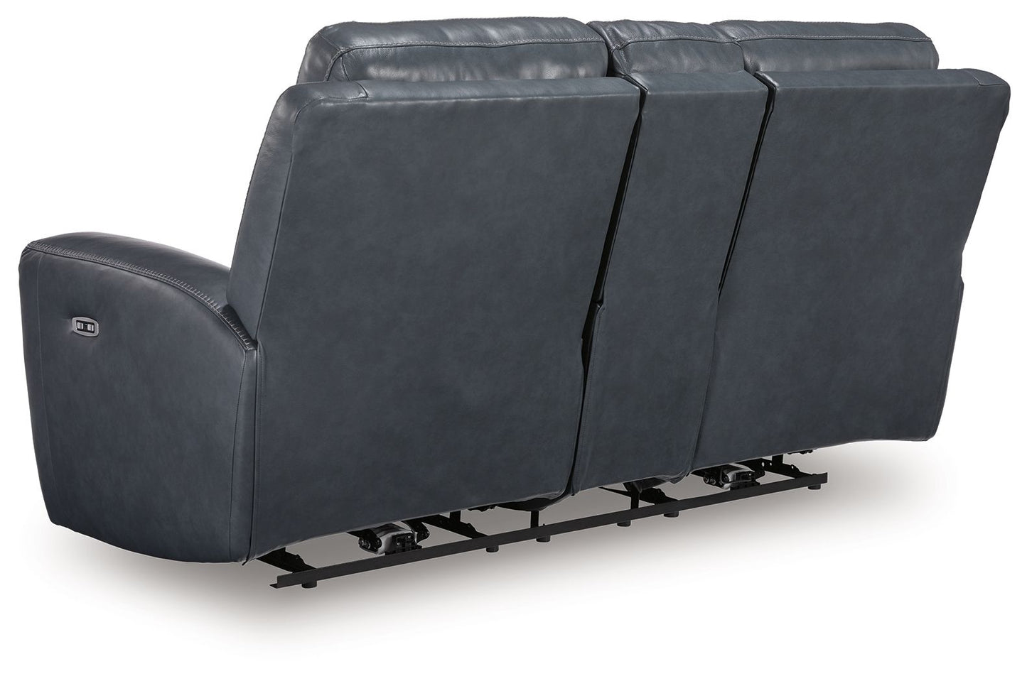 Bexhurst - Power Reclining Loveseat With Console / Adjustable Headrest