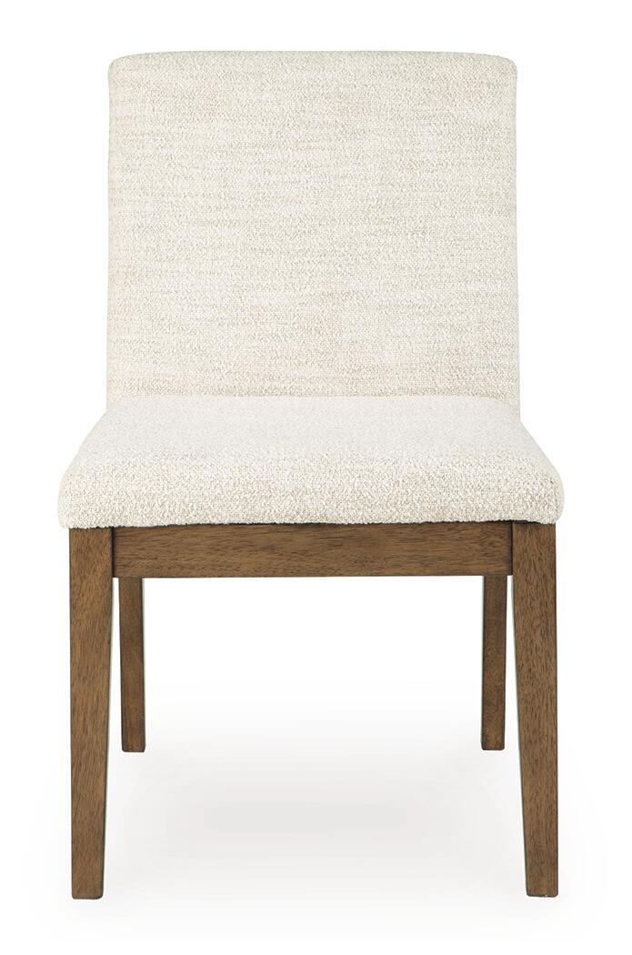 Marxmore - Dining Upholstered Side Chair (Set of 2) - Beige / Brown