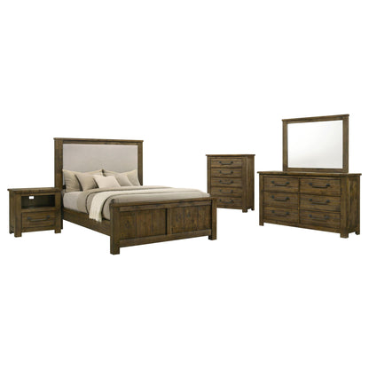Doherty 5-piece Queen Bedroom Set Rustic Brown
