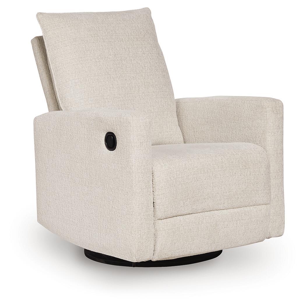 Oaklynn-Manor - Swivel Glider Recliner - Canvas