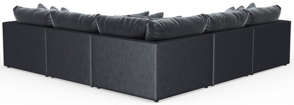 Remington - Modular Sofa And Cocktail Ottoman - Slate