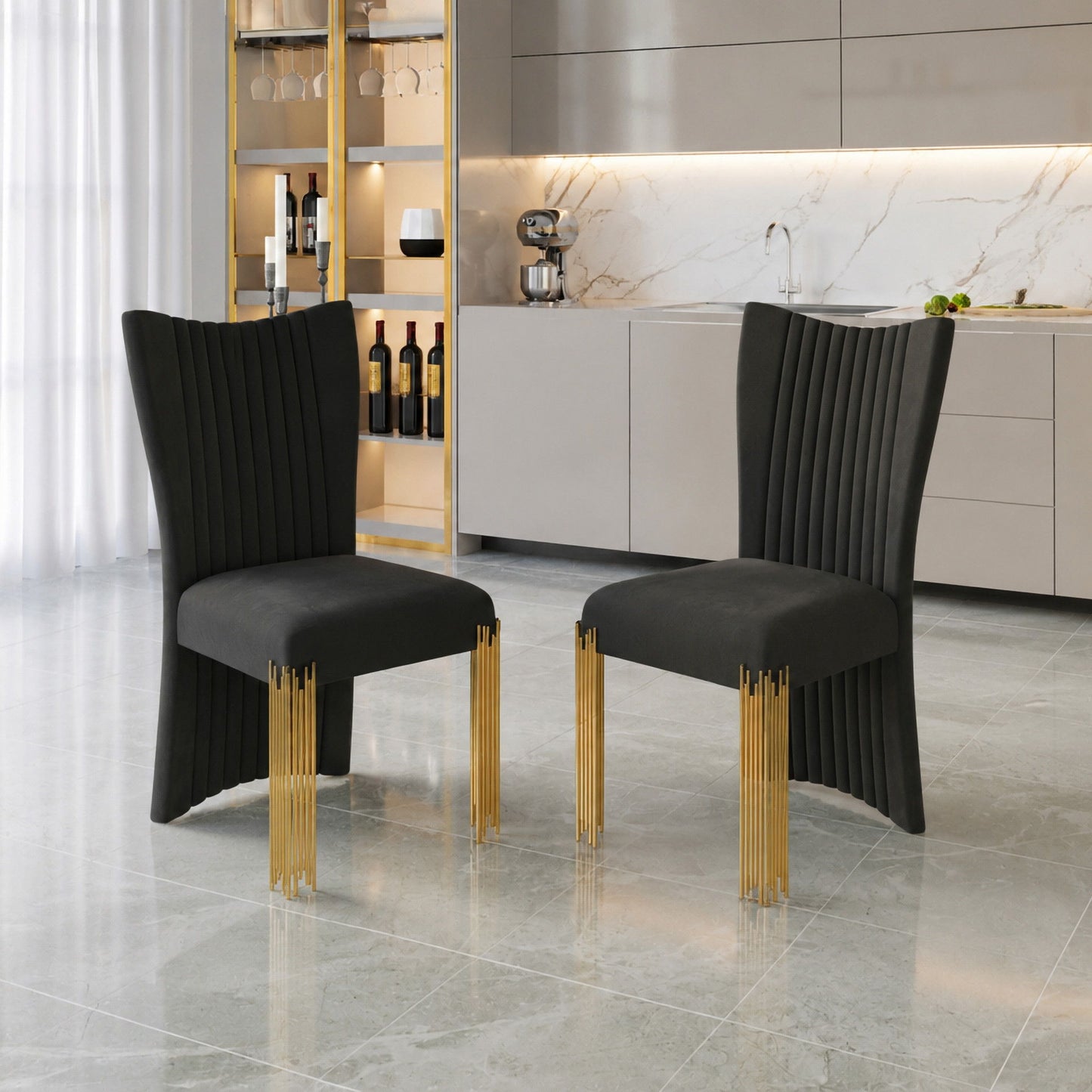 Empire - Dining Chair (Set of 2) - Black