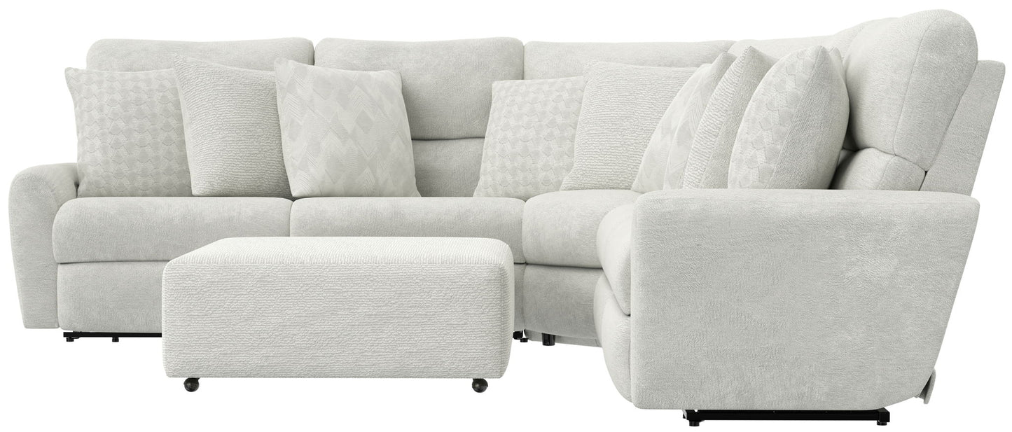 Majesty - Deep Seating Power Reclining Sectional And Ottoman