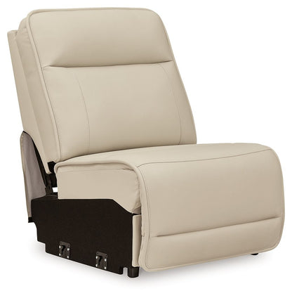 Double Deal - 4-Piece Power Reclining Sectional - Almond
