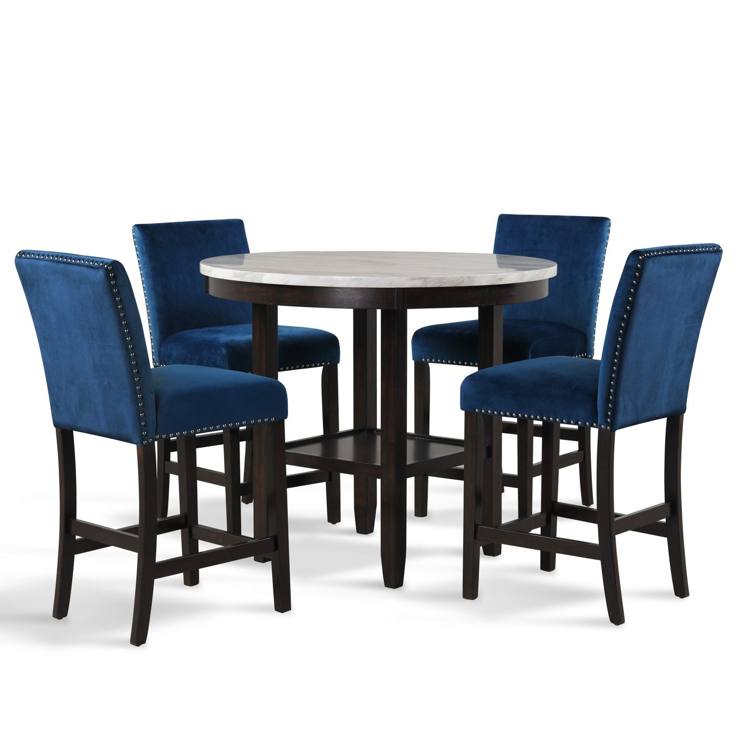 Celeste - Round Counter Table - Espresso