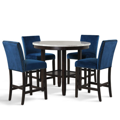 Celeste - Round Counter Table - Espresso