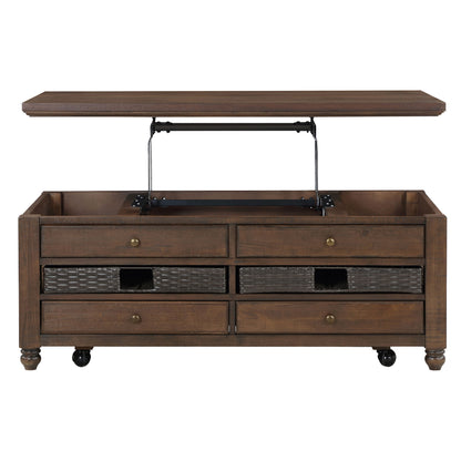 Oliver - 3 Piece Table Set - Brown