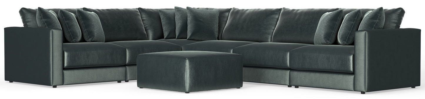 Remington - Modular Sofa And Cocktail Ottoman - Pine