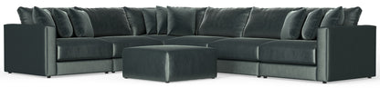 Remington - Modular Sofa And Cocktail Ottoman - Pine