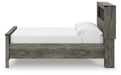Frandern - Bookcase Panel Bedroom Set With Storage
