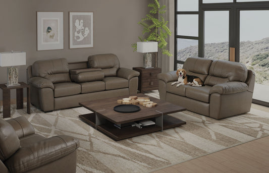 Dutton - Gliding Loveseat - Taupe
