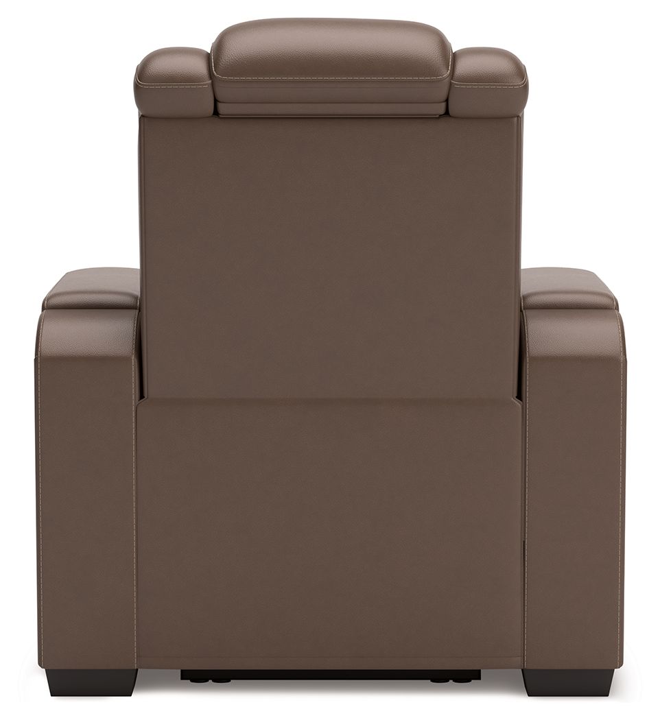 High Impact - Power Recliner / Adj Headrest - Tobacco