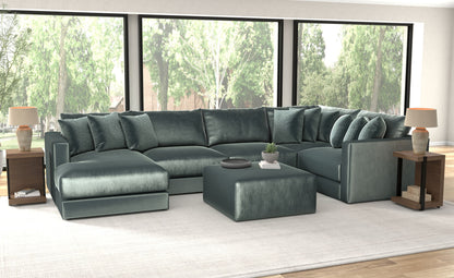 Remington - Modular Sofa And Cocktail Ottoman - Pine