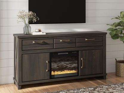 Brazen Valley - TV Stand With Fireplace Option