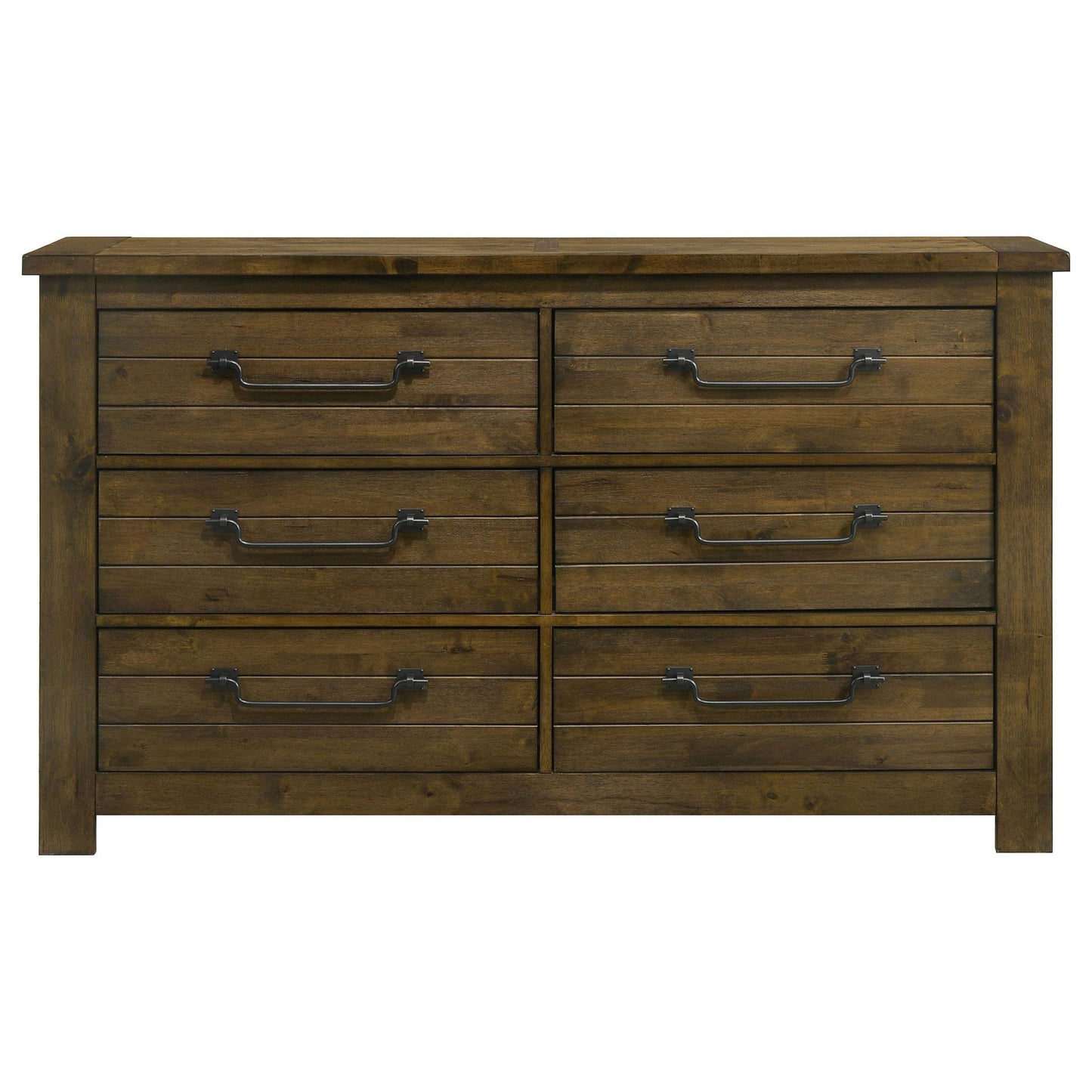 Doherty 6-drawer Bedroom Dresser Rustic Brown