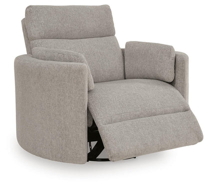 ModMax Luxe - Swivel Glider Power Recliner - Flint