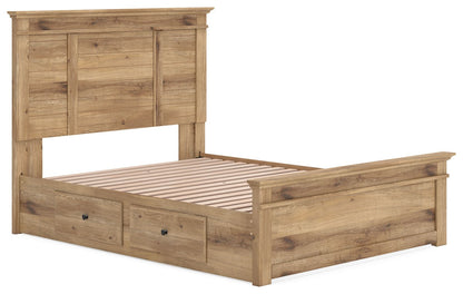 Makidern - Panel Storage Bed