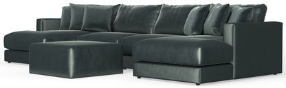 Remington - Modular Sofa And Cocktail Ottoman - Pine