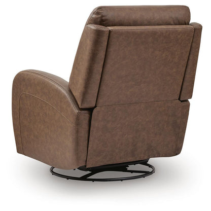 Motion-Max - Swivel Glider Power Recliner - Saddle