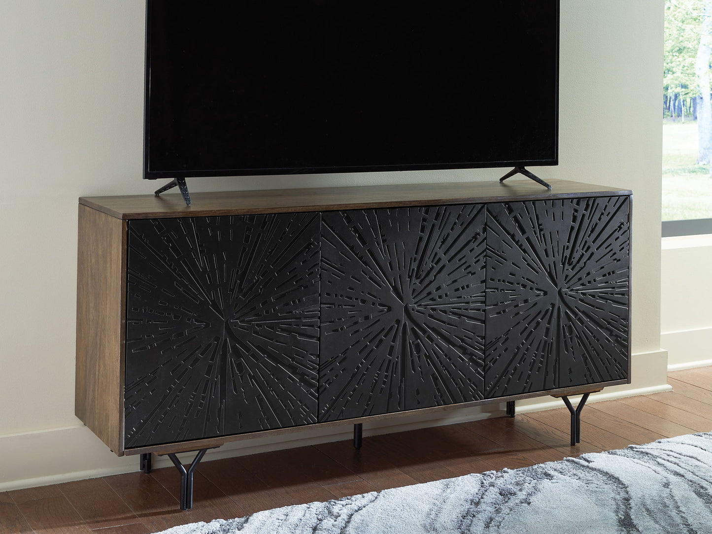 Lavinmont - Accent Cabinet - Multi Brown