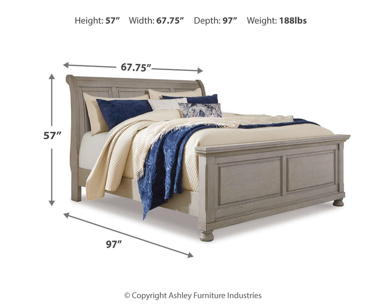 Lettner - Sleigh Bed