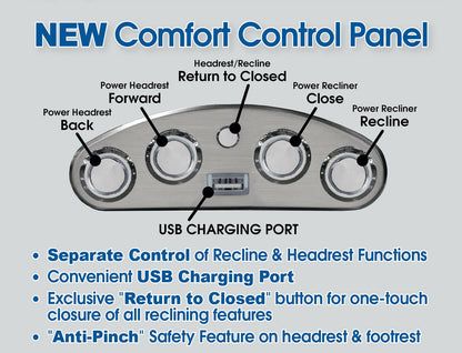 Nico - Power Headrest Reclining Loveseat