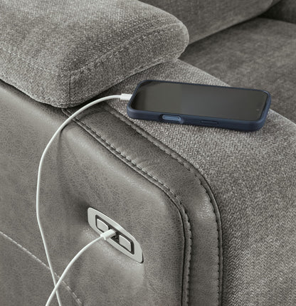 Mixed Motion - Power Recliner With Adjustable Headrest
