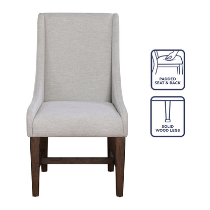 Auburn - Arm Chair - White