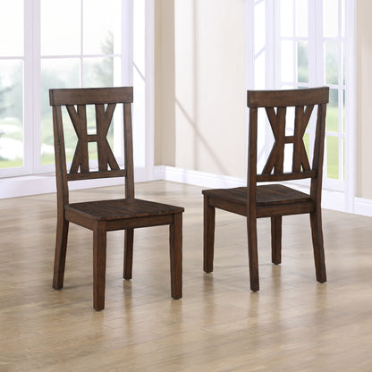 Auburn - Side Chair - Dark Brown