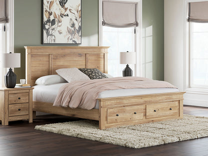 Makidern - Panel Storage Bed